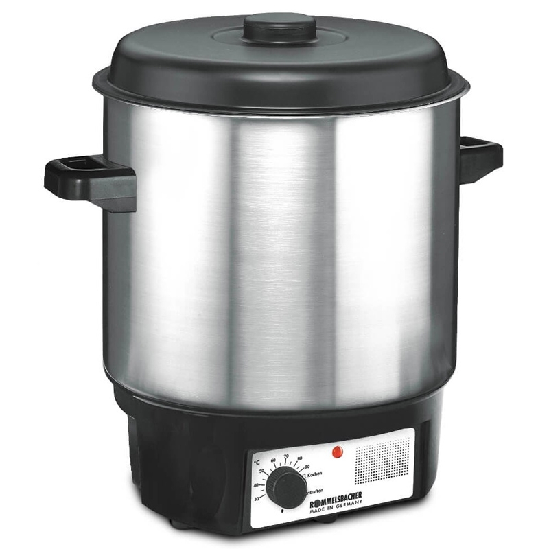 Rommelsbacher KA 2000/E Glühwein- und Einkochautomat, 27 Liter, Edelstahl