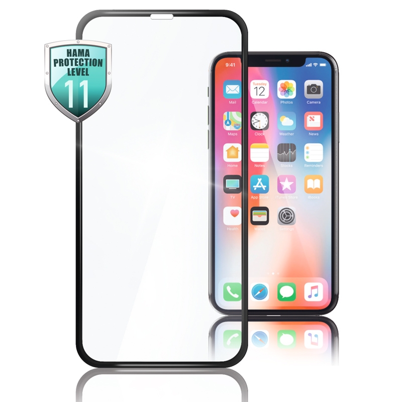 Hama 3D-Full-Screen-Schutzglas für Apple iPhone 11, Schwarz