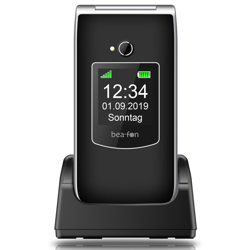Beafon SL595 Klapp-Handy Schwarz/Silber