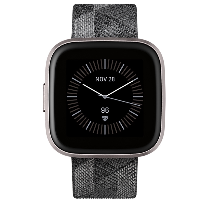 Fitbit Versa 2 Special Edition Gesundheits- & Fitness-Smartwatch Gewebe in rauch