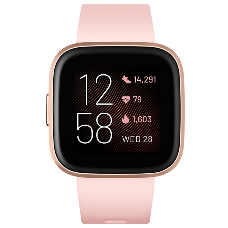 Fitbit Versa 2 Gesundheits- & Fitness-Smartwatch hellrosa