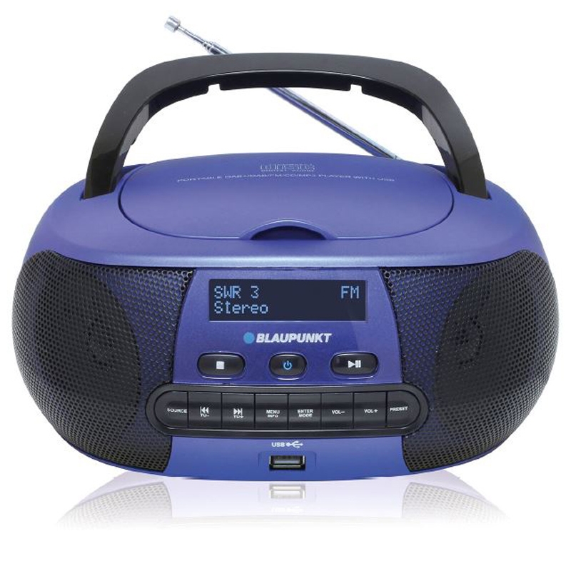 Blaupunkt BD 400 Tragbarer CD-Player mit Digital Radio DAB+
