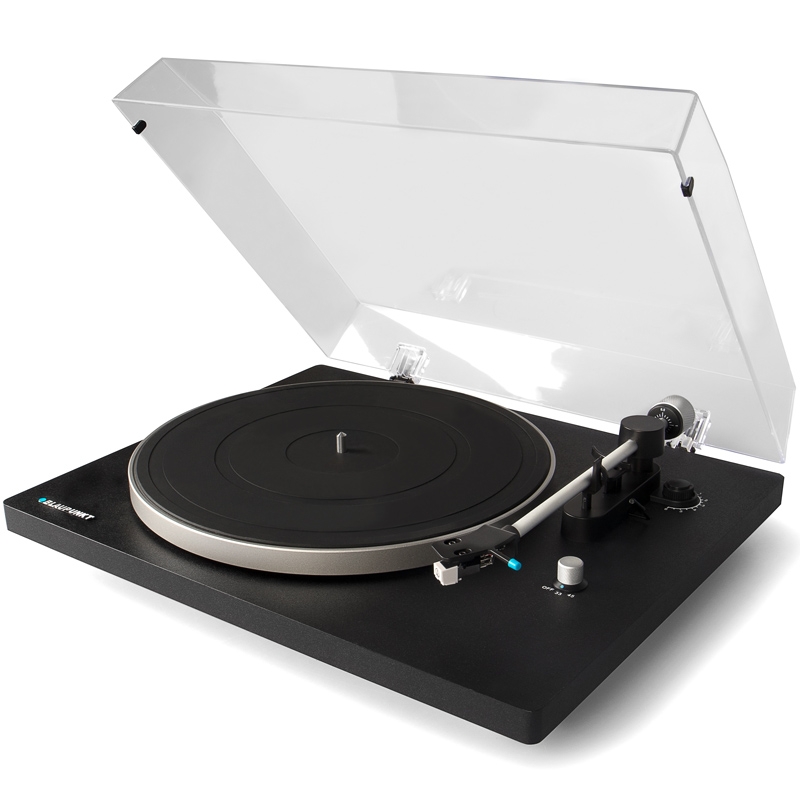 Blaupunkt TT 100 C Plattenspieler mit gefederten Standfüßen und Deckel