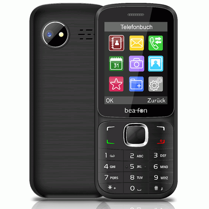 Beafon Classic Line C170 Dual-SIM Handy schwarz