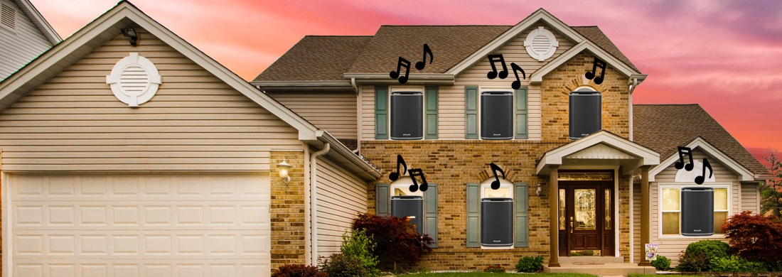 Riva Arena Streaming-Client mit eingebauten Lautsprechern schwarz (Verpackung beschädigt)