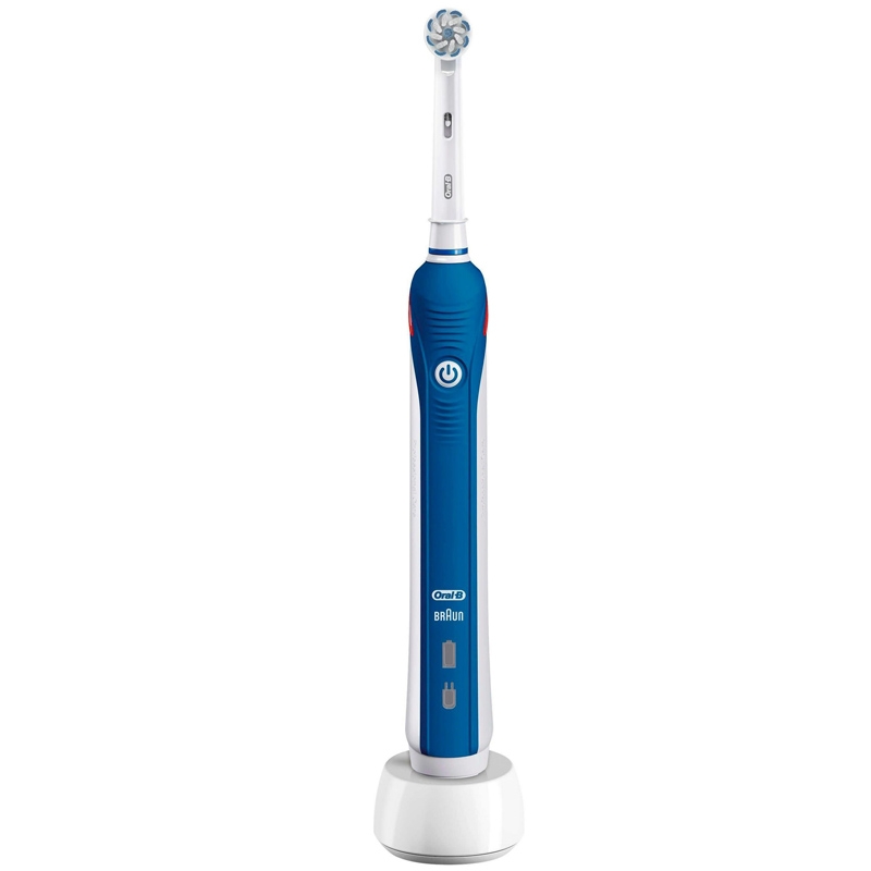 Braun Oral-B Pro 2 2000 Elektrische Zahnbürste blau
