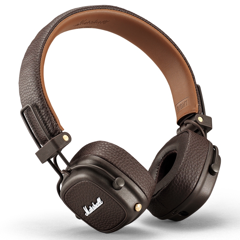 Marshall Major III Faltbarer Bluetooth Kopfhörer braun