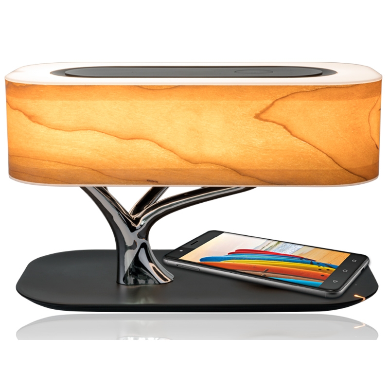 4smarts Induktive Ladestation Smart-Bonsai-QI B7 mit BT-Lautsprecher schwarz  (2.Wahl, neutrale VP)