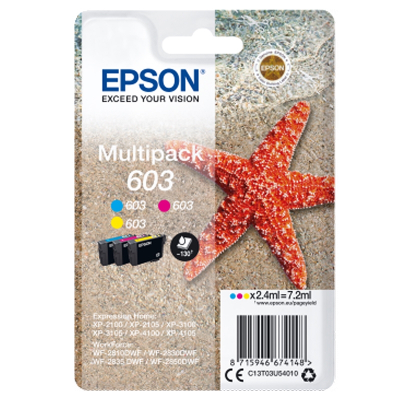 Epson 603 Multipack 3-colours cyan magenta gelb