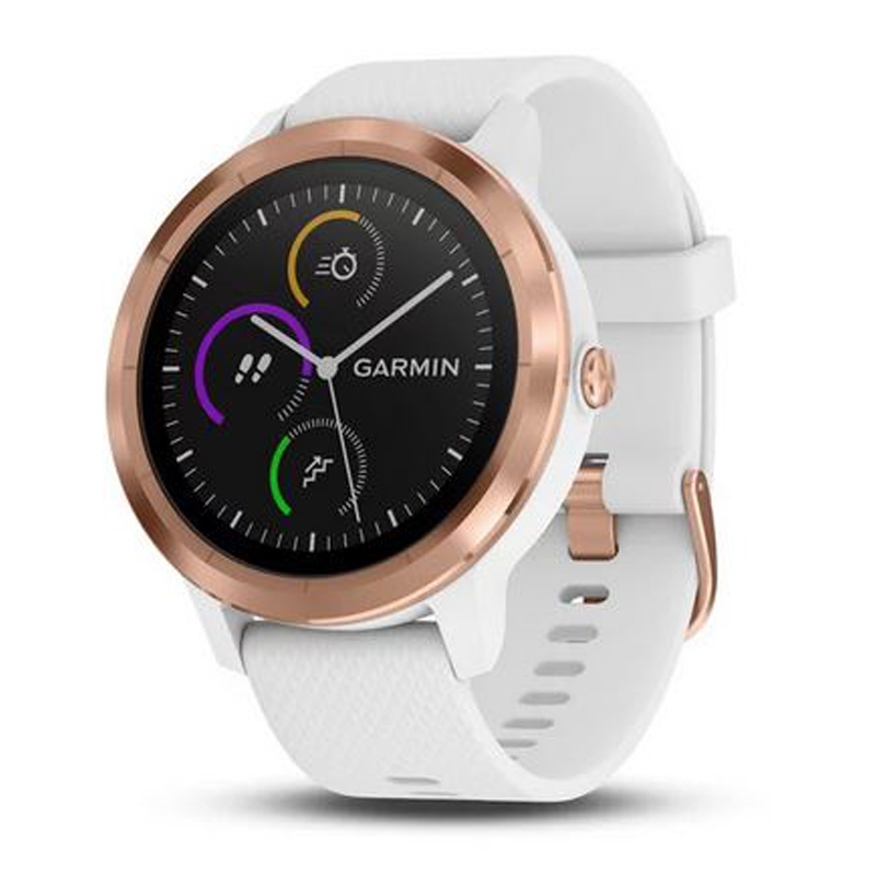 Garmin vivoactive 3 Fitness-Armbanduhr weiß/rosegold