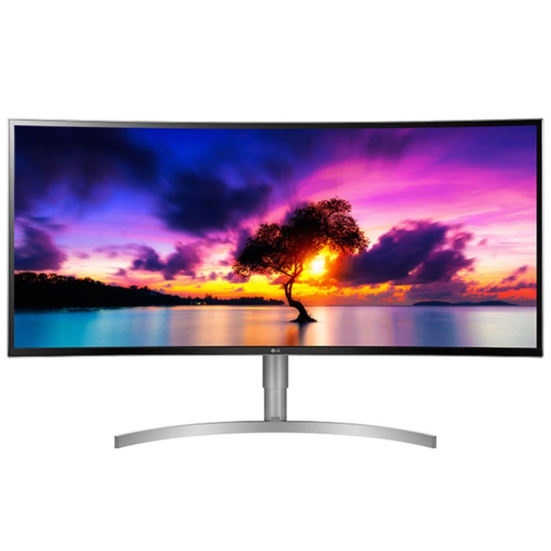 LG 38WK95C-W 95,25 cm (38 Zoll) Curved Monitor weiß 3840 x 1600 Pixel