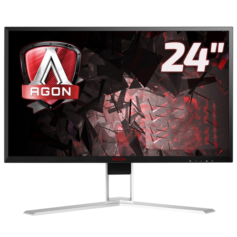 AOC Agon AG241QG 60,5 cm (23,8 Zoll) Gaming LED-Monitor schwarz/rot