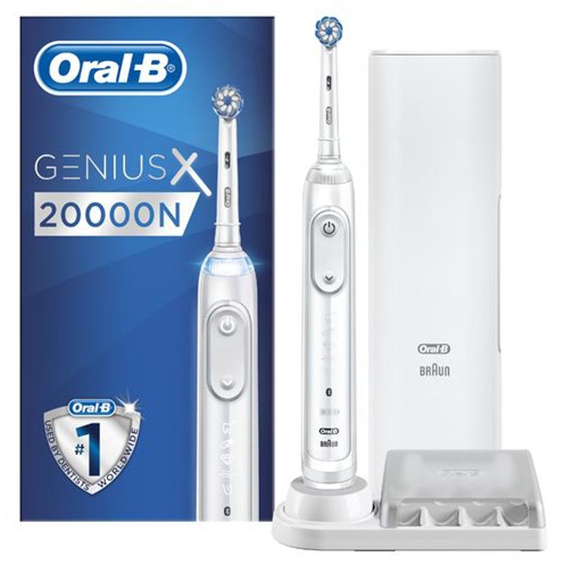 Oral-B Genius X 20000N Elektrische Zahnbürste weiß