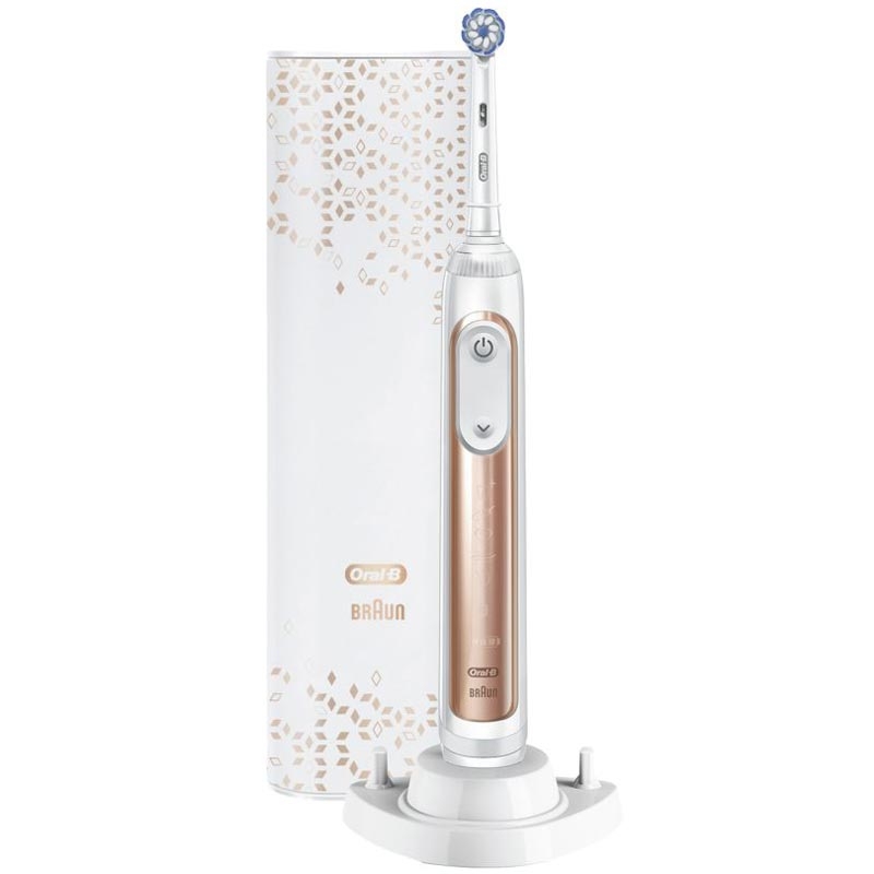 Oral-B Genius X 20100S Elektrische Zahnbürste rosegold