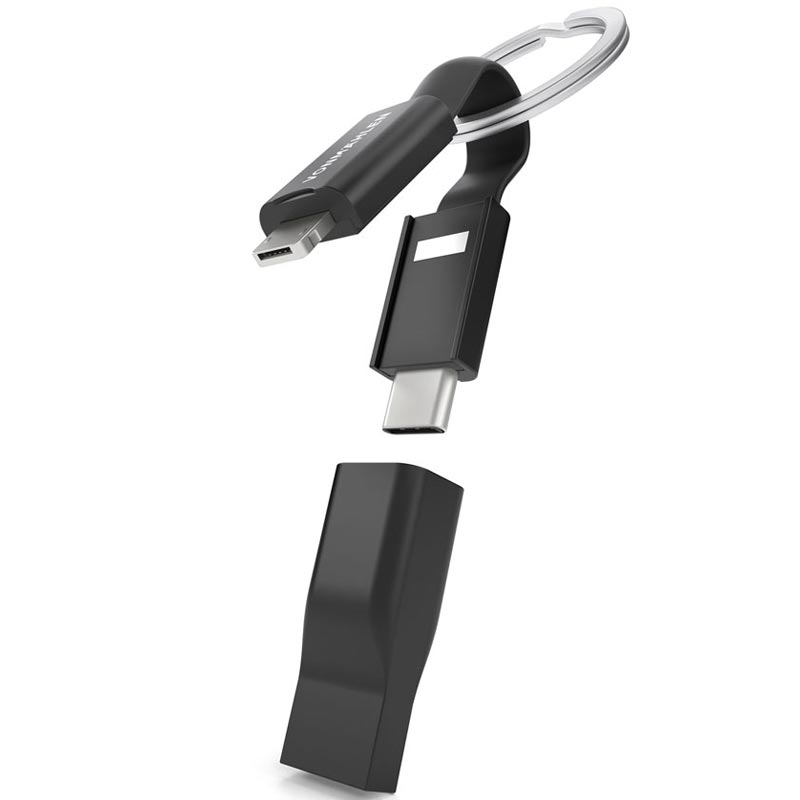 VONMÄHLEN High Five – 5 in 1 Multi Ladekabel schwarz