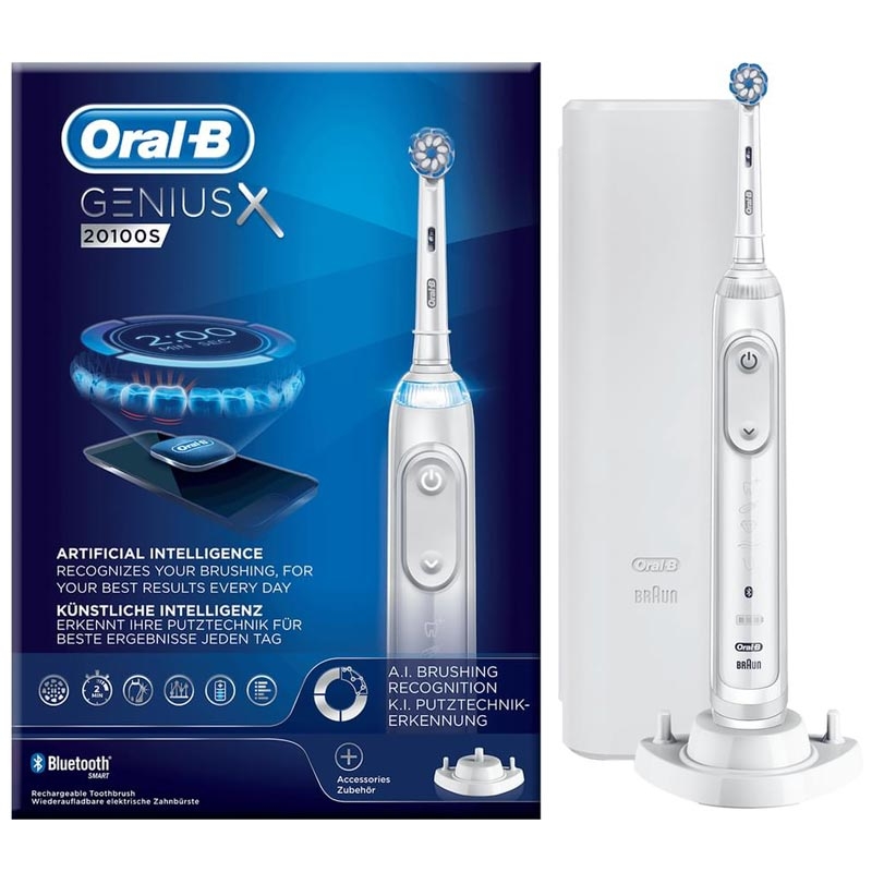 Oral-B Genius X 20100S Elektrische Zahnbürste weiß