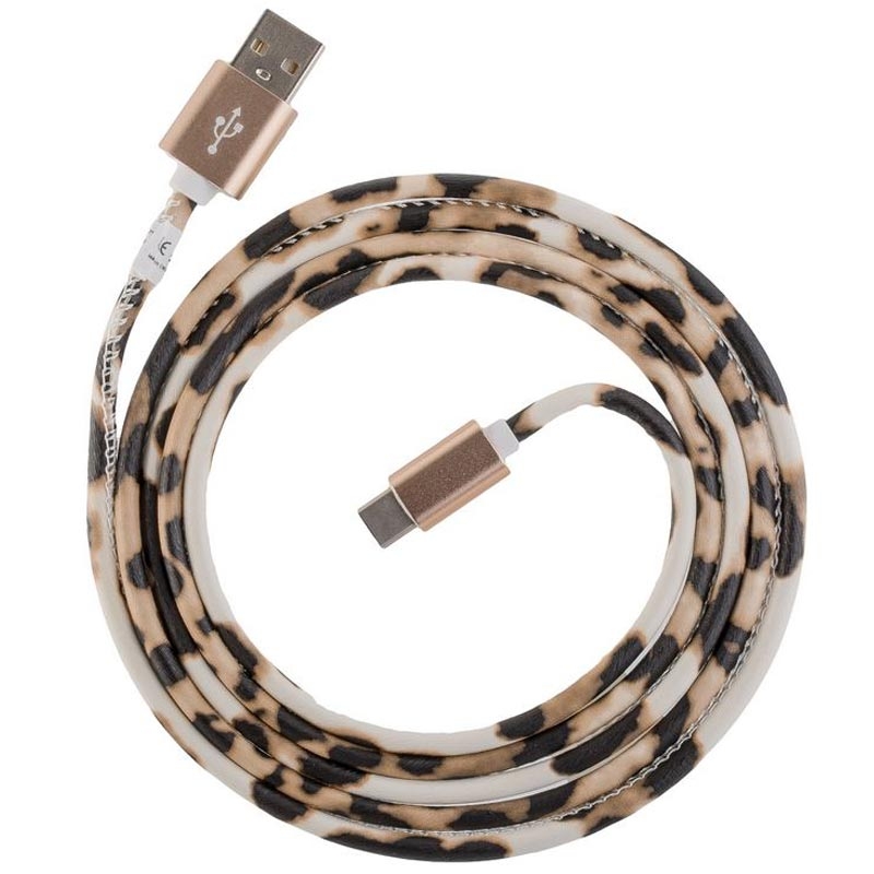 Peter Jäckel USB Data Cable LEO für Typ-C USB mit Sync- und Ladefunktion