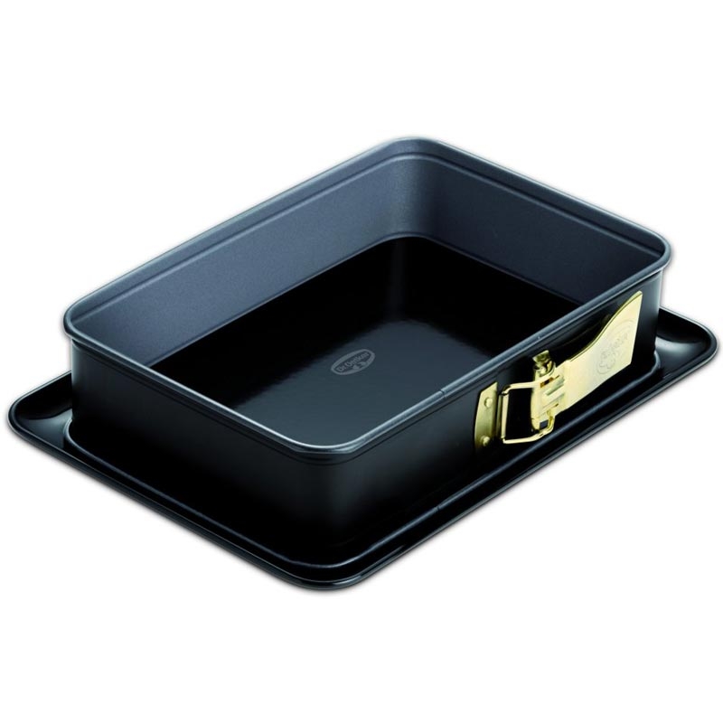 Dr. Oetker Rechteck-Springform mit Emaille-Boden 28 x 18cm Backform