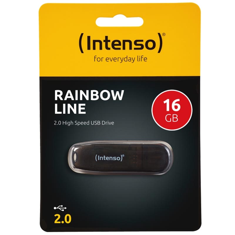 Intenso Rainbow Line 16GB USB Drive 2.0 USB-STick