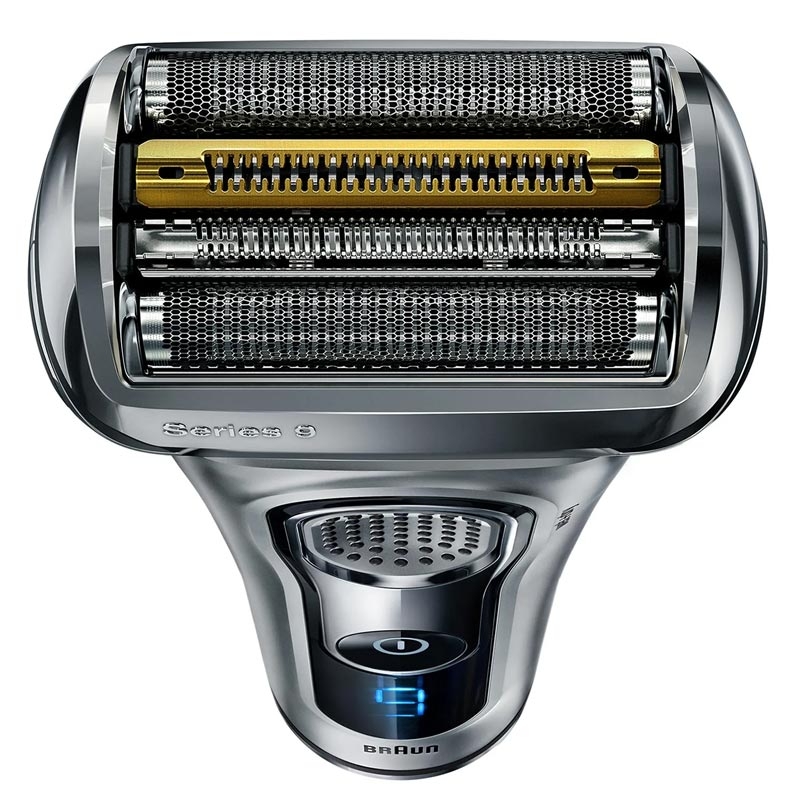 Braun Series 9 9292cc Herren Elektrorasierer mit Reinigungs- und Ladestation und Reise-Etui silber