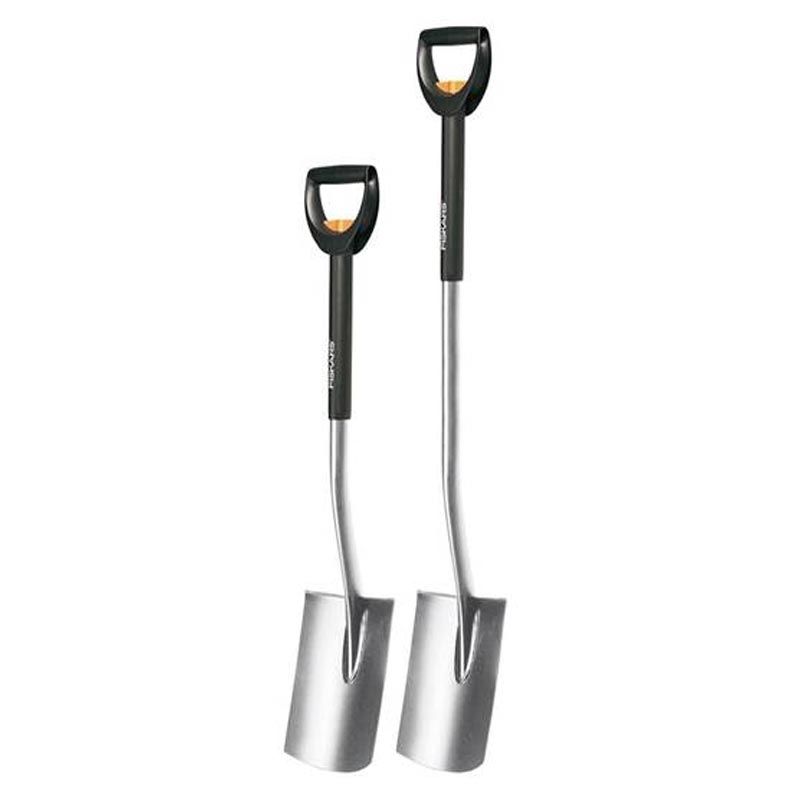 Fiskars SmartFit Telescopic Gärtnerspaten rund