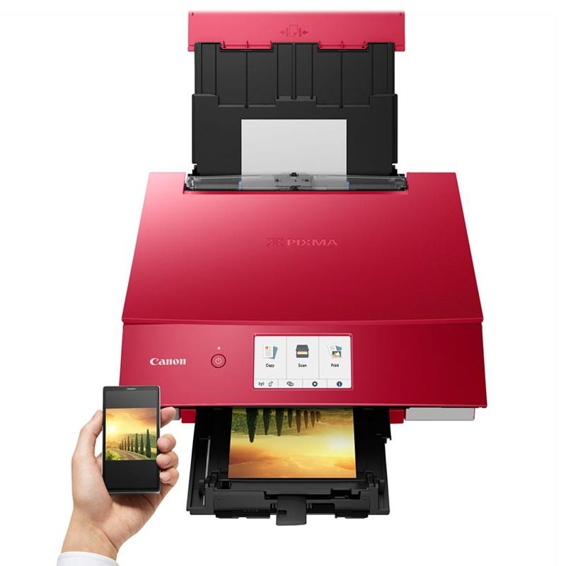 Canon PIXMA TS8352 Farbtintenstrahl-Multifunktionsgerät rot