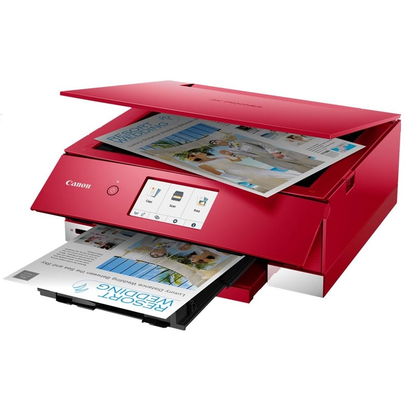 Canon PIXMA TS8352 Farbtintenstrahl-Multifunktionsgerät rot