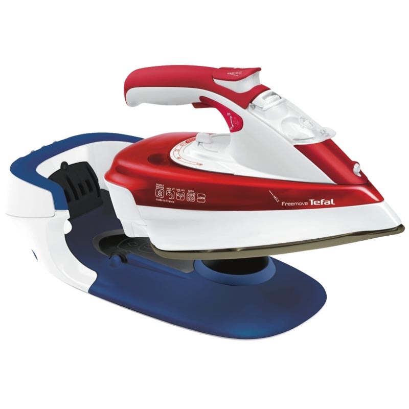 Tefal FV9976 kabelloses Dampfbügeleisen Freemove rot/weiß