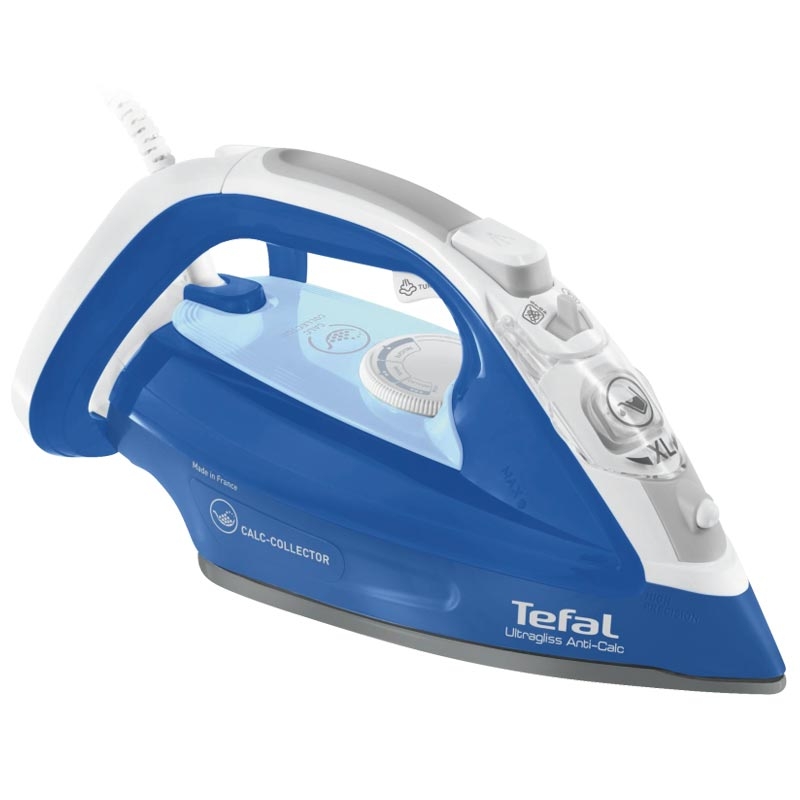 Tefal FV4964 Dampfbügeleisen UltraGliss blau/weiß