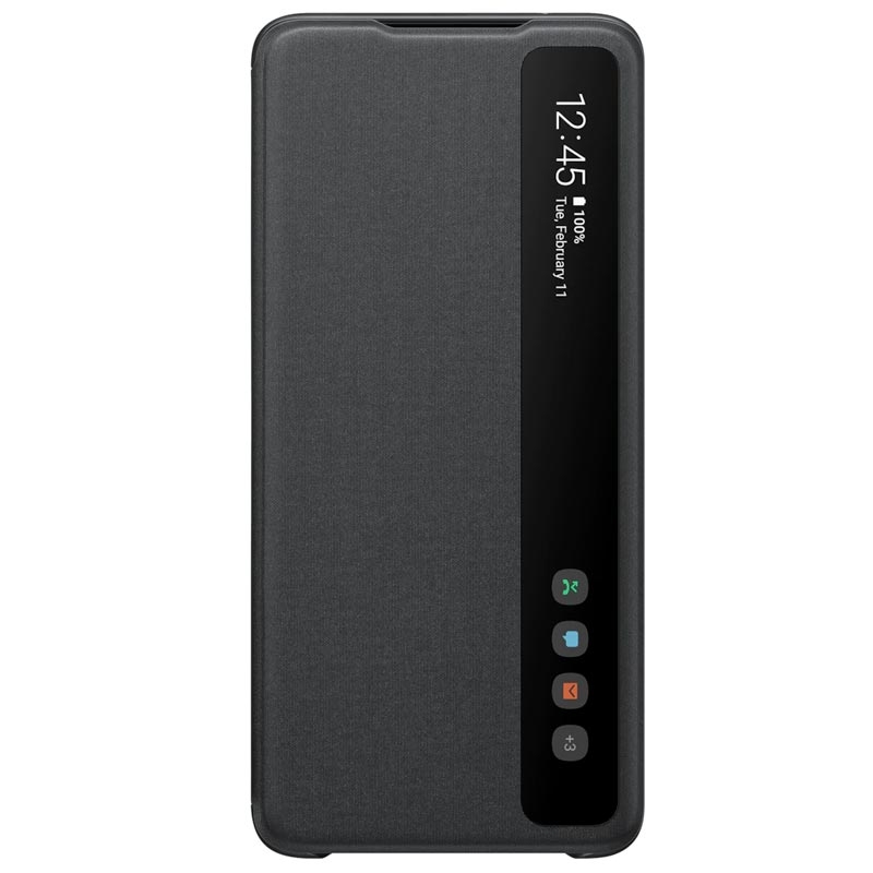 Samsung Clear View Cover für G988F Samsung Galaxy S20 Ultra black