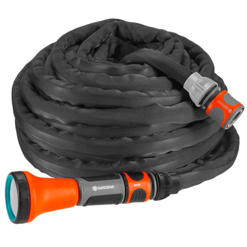GARDENA 18425-20 Textilschlauch Liano 10 m Set