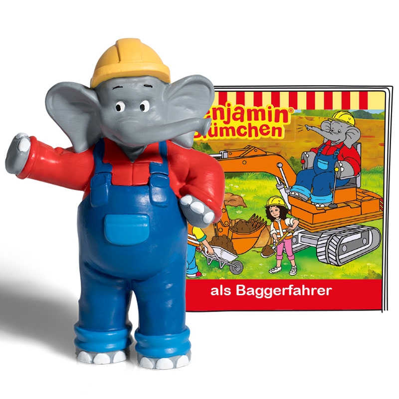 Tonies Benjamin als Baggerfahrer