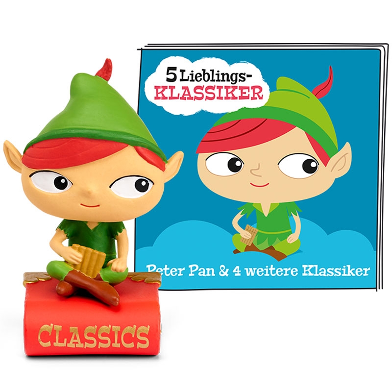 Tonies 5 Lieblings-Klassiker - Peter Pan und 4 weitere Klassiker Hörfigur