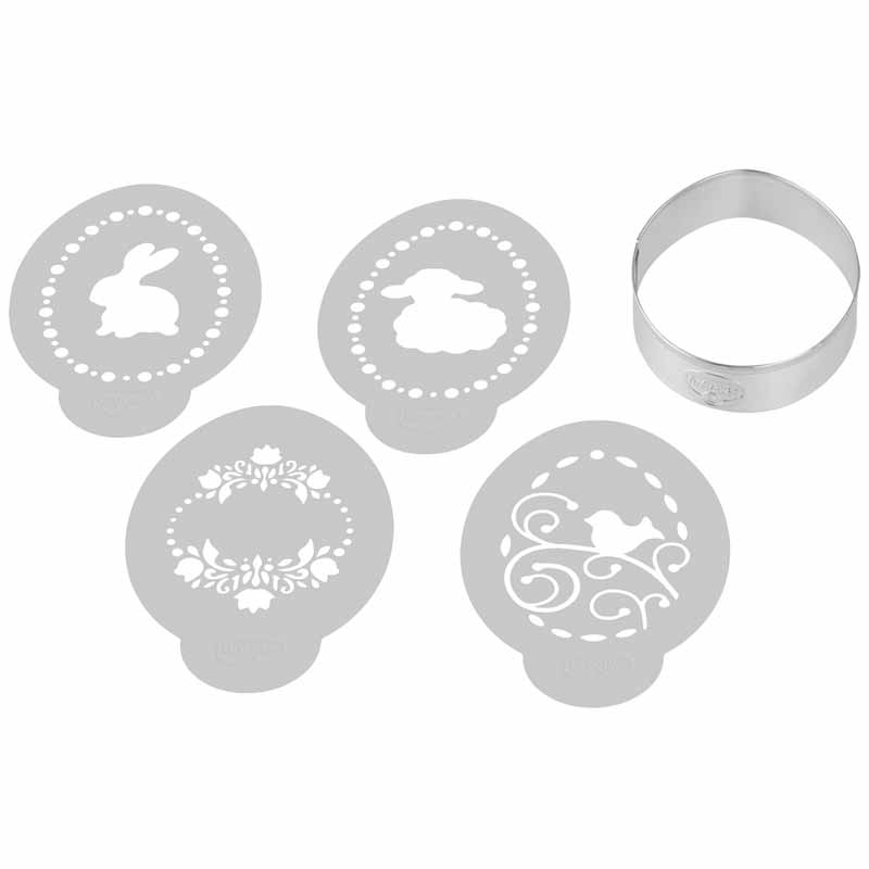 Dr. Oetker Ei-Ausstecher inkl. 4 Deko-Schablonen