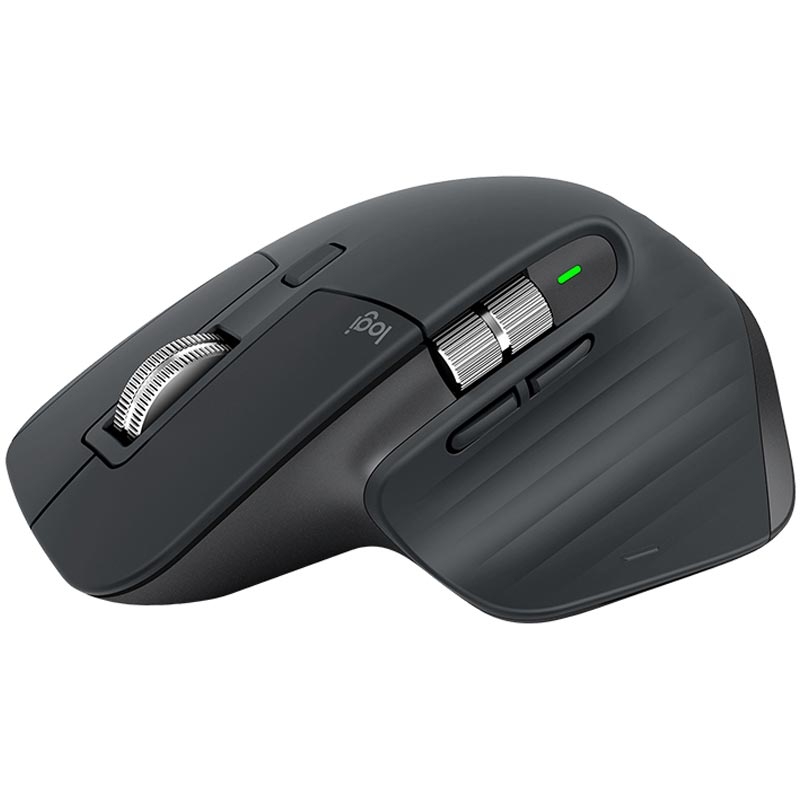 Logitech MX Master 3 Kabellose Maus dunkelgrau Bluetooth Maus