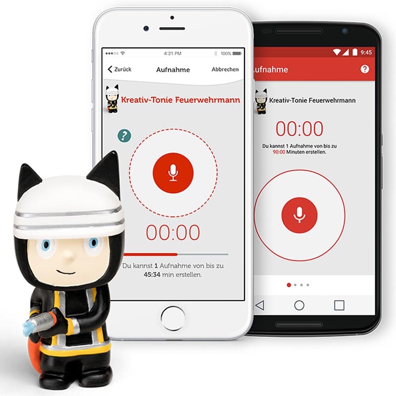 Tonies Kreativ-Tonie Feuerwehrmann Hörfigur
