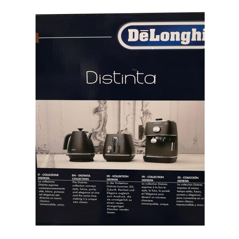 De Longhi Distinta ECI 341.BK Espressomaschine schwarz