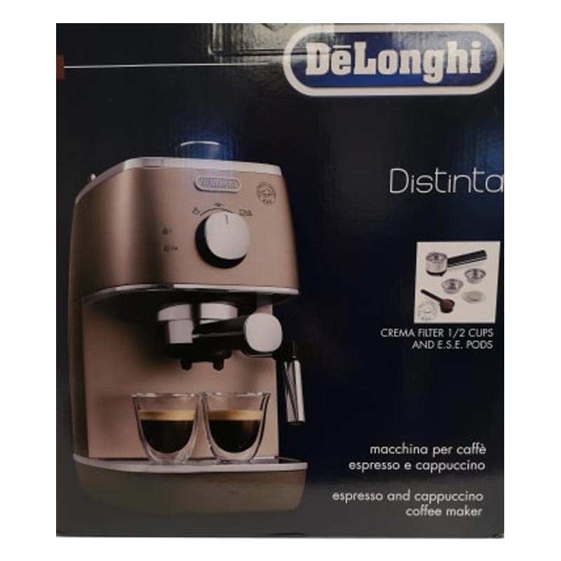De Longhi Distinta ECI 341.BZ Espressomaschine gold
