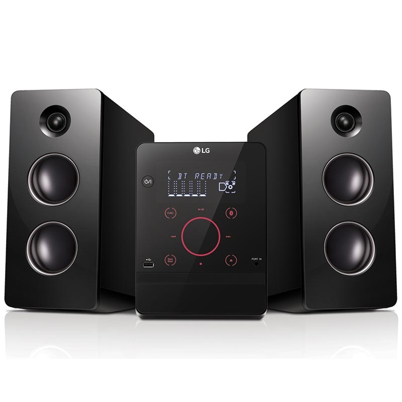 LG CM2760 Kompaktanlage schwarz/rot