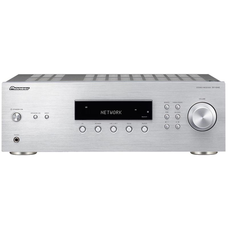 Pioneer SX-10AE(S) Stereo Receiver mit Bluetooth silber