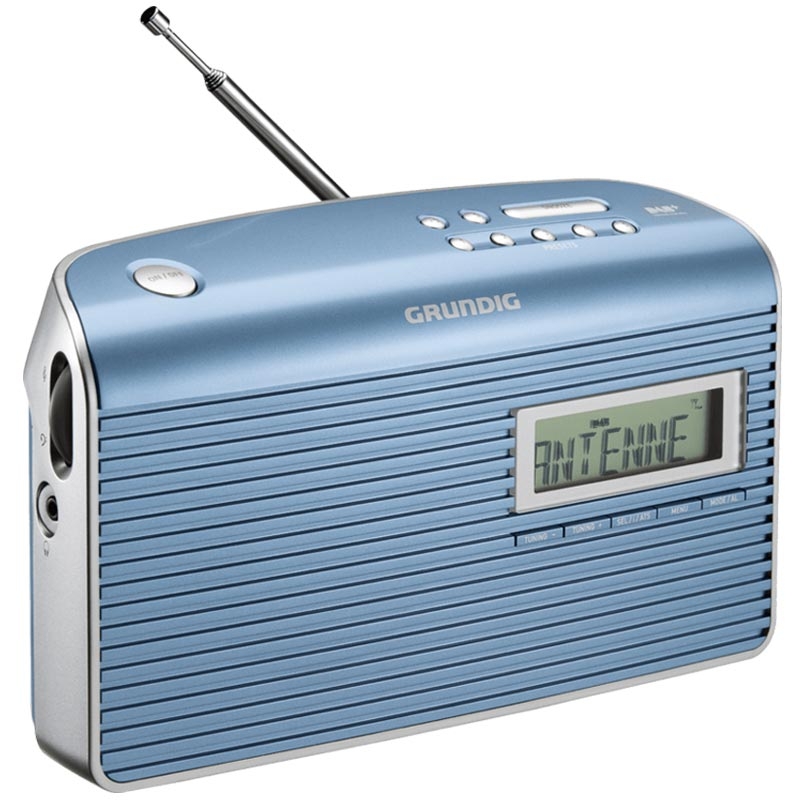 Grundig Music 7000 DAB+ Radio blau/silber