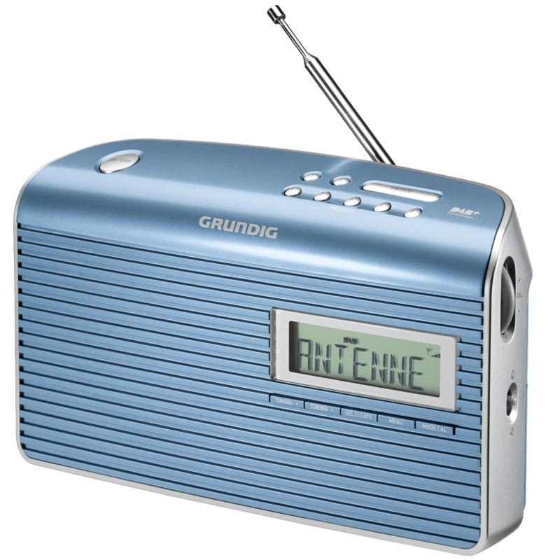 Grundig Music 7000 DAB+ Radio blau/silber