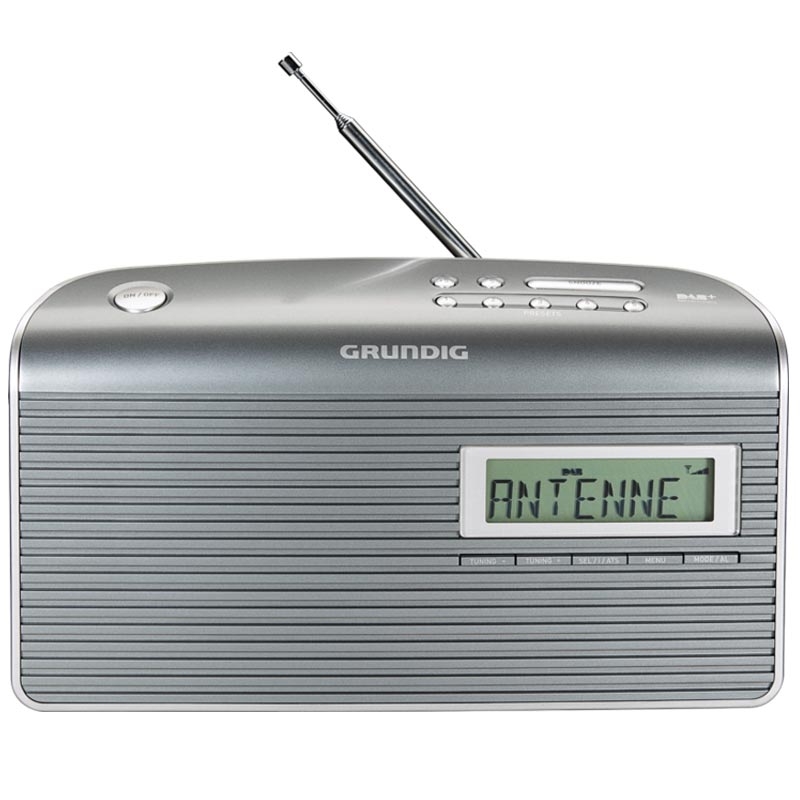 Grundig Music 7000 DAB+ Radio grau/silber