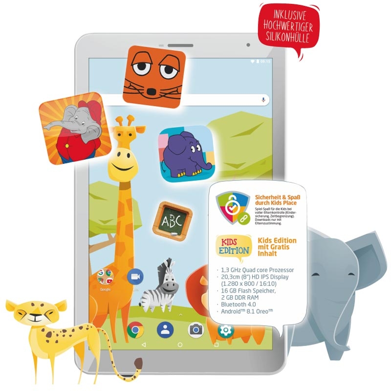 Odys JUNIOR 8 PRO 20,3 cm (8 Zoll) Kids-Tablet
