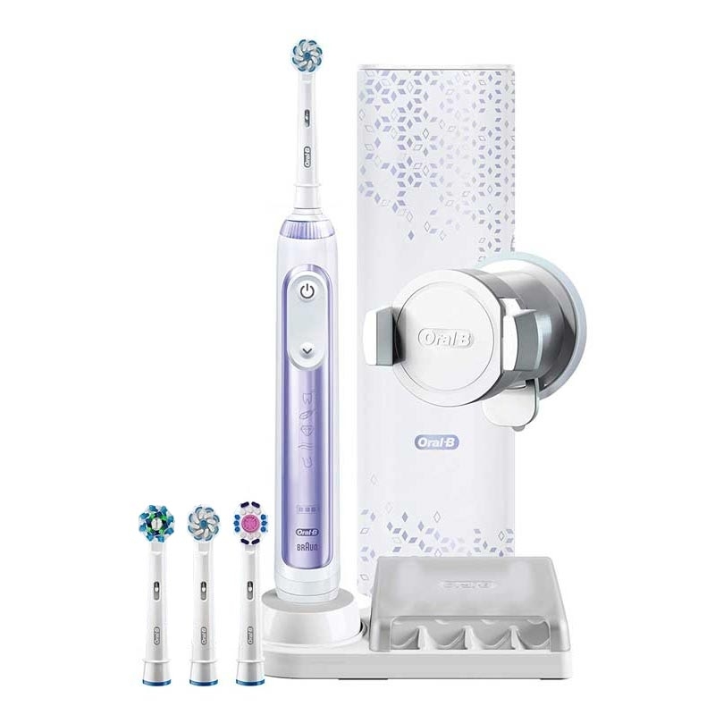 Oral-B Genius 10000N Elektrische Zahnbürste orchid purple