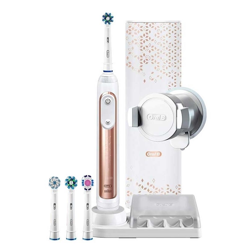 Oral-B Genius 9000N Elektrische Zahnbürste rose gold