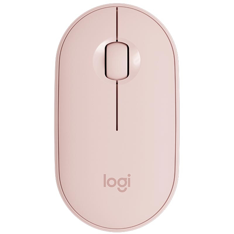 Logitech M350 Pebble kabellose Maus rosa