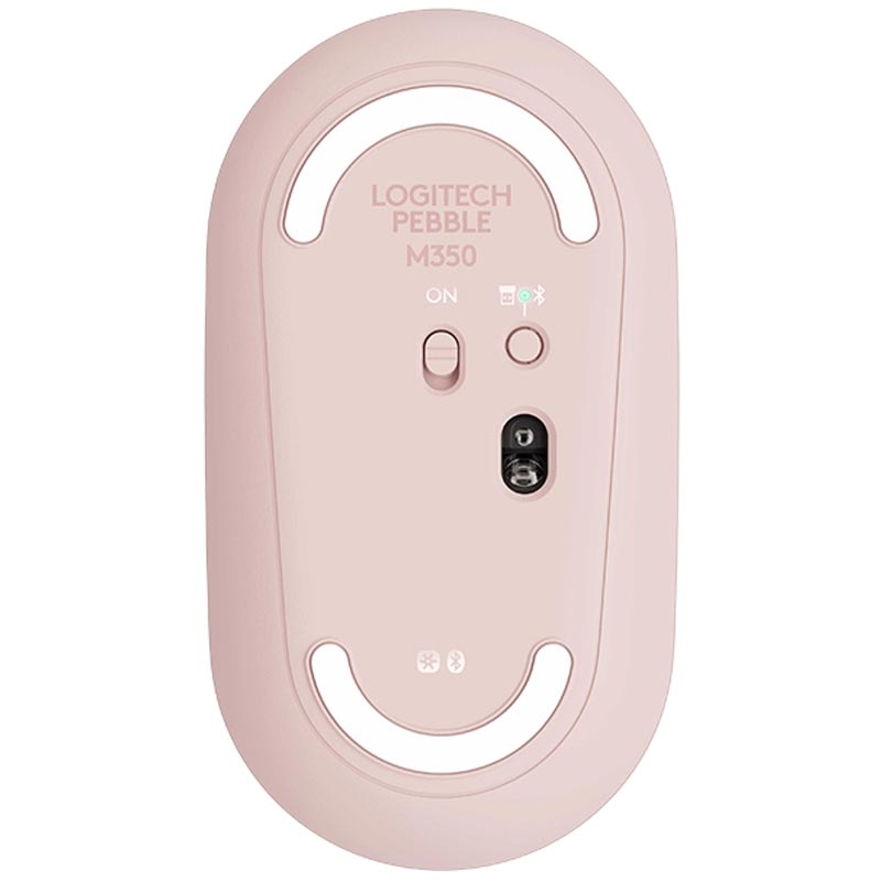 Logitech M350 Pebble kabellose Maus rosa