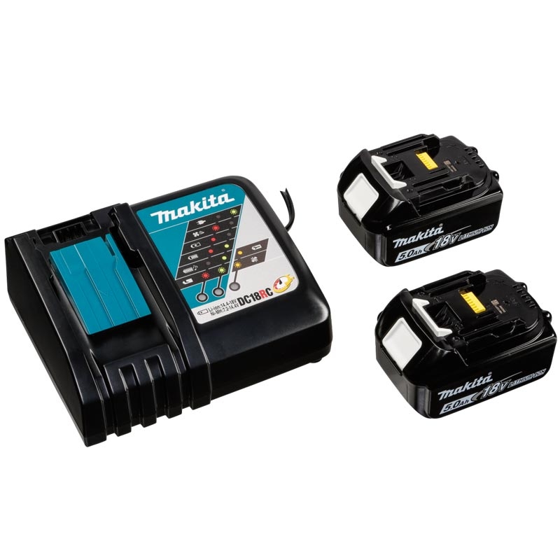 Makita DDF482RTJ 18V 2x BL1850B Akku-Bohrschrauber