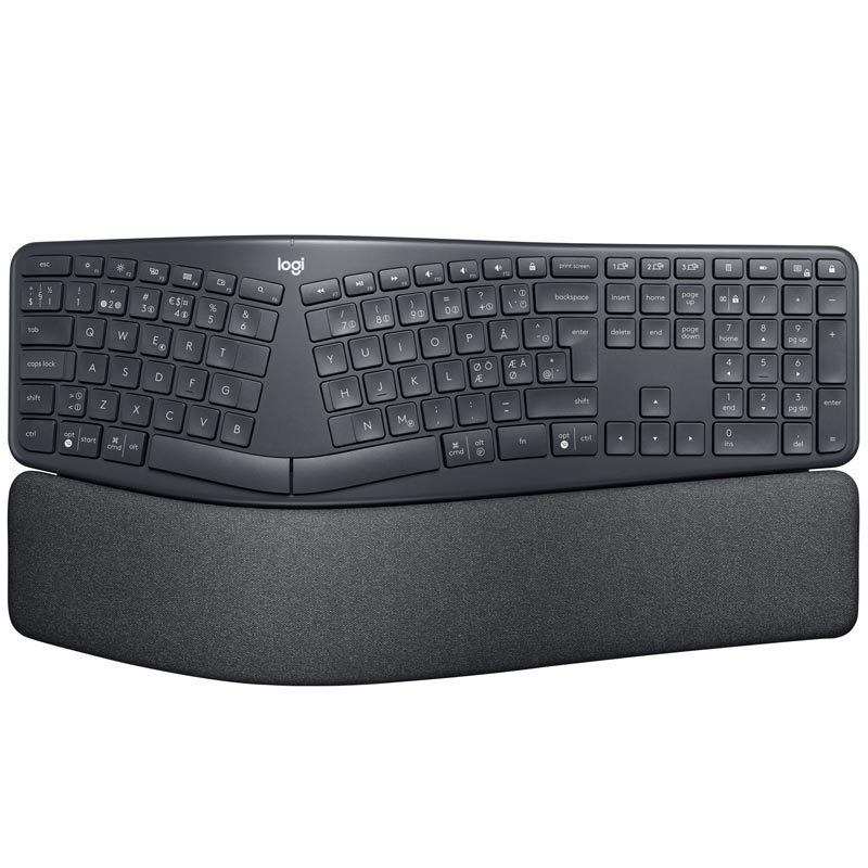 Logitech Ergo K860 kabellose ergonomische Tastatur schwarz (2.Wahl)